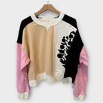 Free People FP Movement Intercept Colorblock Graphic Sweatshirt Size Small Photo 6