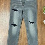 Free People NEW Sandrine Rose X Destroyed Rain Straight Leg Jeans Size 31 /12 Photo 0