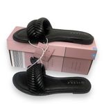 Serra slide sandals with braided top strap NIB Photo 0