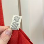 Anthropologie  C. Keer Orange Silk Bow & Cotton Body Blouse T-Shirt - Size Small Photo 11