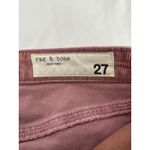 Rag and Bone  Nina High-Rise Ankle Skinny Corduroy Button Fly Jeans Size 27‎ Photo 6