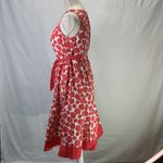 Motherhood Maternity Scoop Neck Red Floral Sundress Size Medium Photo 4