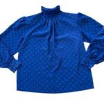 Oscar de la Renta  Vintage High Neck Blouse with Shoulder Pads Photo 0