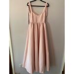 Sachin + Babi NWT  Light Pink Bow Sleeveless Formal Long Gown Dress Womens size 4 Photo 2