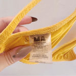 Minimale Animale  The Lucid Rib Bikini Top Saffron Ribbed Yellow Photo 4