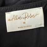 Allie Rose  Black Linen Blend Overlay‎ Sleeveless Romper Size M Photo 5