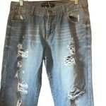 Twenty One  black distressed jeans‎ size 10 Photo 2