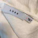 Lush Clothing Lush large white and blue romper Photo 4