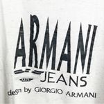 𝅺ARMANI jeans by Giorgio or Marnee graphic distressed T Photo 3