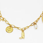 Gold Western Charm Necklace Photo 0