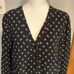 Garnet Hill  vneck button‎ up dress size 10 Photo 1