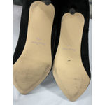 Womans Cosy Fever Pullon Booties 11 M Black Pointed Toe Slouched Kitten Heel Photo 7