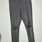 Garage  Gray Ripped Leggings Size Medium Photo 0