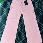 SheIn Pink Cropped Jeans Photo 2