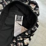 SheIn Black and Silver Sequin Mini Skirt Photo 5