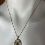 Gold Over 925 Ster Silver Guardian Angel Necklace 18” Photo 0