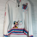 Disney  Parks 2013 Sweatshirt Womens XL junior Fantasia Long Sleeve Hoodie Jacket Photo 0
