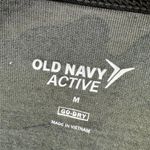 Old Navy Active Green Black Camo Cropped Short Sleeve Tee Women's Size Medium Photo 3