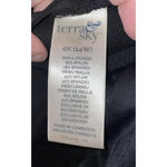 Terra & Sky  Swimsuit 0X 14W One Piece Black Gold Hardware Lattice Trim Ruffles‎ Photo 4