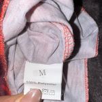 Women’s Cute Tie Dye Boutique Mini Sundress Dress size Medium Red Photo 5