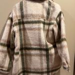American Eagle Brushed Plaid Shacket Photo 6