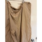 Pretty Little Thing  NWT Plus Size Khaki Drawstring Waist Wide Leg Pants‎ UK26 Photo 1