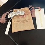 New Jennifer Behr embroidered pastel blue barrette Photo 1