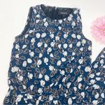 Thakoon Floral Wide Leg Jumpsuit Blue White Black Contemporary Size 4 Photo 2