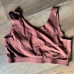 Zyia Active Coffee Front Zipper Access Sports Bra Photo 4