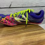 New Balance Women's  MD500 V5 Track Spikes US 10.5 Purple Neon Yellow Pink Photo 6