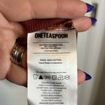 One Teaspoon NWT  OT Rib Singlet - Wine Photo 5