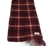 Woolrich  cranberry plaid scarf wrap soft cozy cute ladies Photo 6