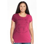 Wound Up Not My Prob-Llama Tee by , Hot‎ Pink XL Photo 2