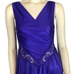 Vintage Undercover Wear Purple Lacy Maxi Nightgown Slip Dress size medium Photo 2