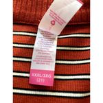 No Boundaries NoBo Red Striped Preppy Polo Juniors Size 3XL Photo 1