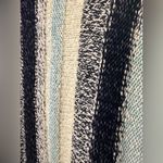 J. Jill Sweater Short Cap Sleeve Cotton Blend Knit Stripe Sweater Size S Costal Blue Photo 3