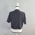 Karin Stevens KSL Division of  Black Open Short Cardigan 1X Photo 1