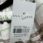 Ann Taylor NWT‎  Striped Ruffle Neck Long Sleeve Blouse Top Size Medium Photo 3