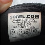 Sorel Evie Pull On Wedge Ankle Boots Black Waterproof Size 6.5 Photo 7