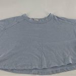 Altar'd State Altar’d State Blue Loose Fit Detailed Crop Tee Photo 0