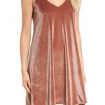 Ten Sixty Sherman  Mauve Velvet Swing Dress Photo 7