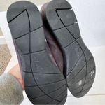 Clarks Purple Suede Leather Slip On Mini Wedge Comfort Shoes Womens 9.5 Classic Photo 3