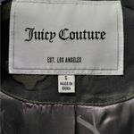 Juicy Couture  Women’s Small Camo Puffer Moto Jacket Green Zip Front Quilted Y2K Photo 8