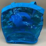 This is a very sweet large Bruyant Japan plastic tote bag very rare Blue Photo 1