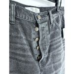 Free People NWT  We The Free Brea Cutoff Denim Mini Skirt Black Sz 28 Grunge Y2K Photo 1