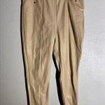 Marc New York Andrew Marc Faux Leather Pants Size L Beige Pull Photo 0