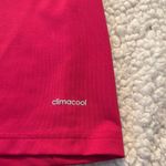 Adidas Pink Fitted Polo T-Shirt Photo 4