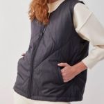 Socialite NWT Quilted Vest, Black, S/M Photo 1