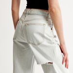 Abercrombie & Fitch  Curve Love The Baggy Mid Rise Jeans Size 34 Photo 2