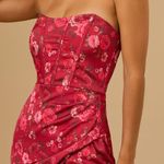 Altar'd State NWT Altar’d State Red Ruth Corset Satin Maxi Dress. Size XL Photo 3